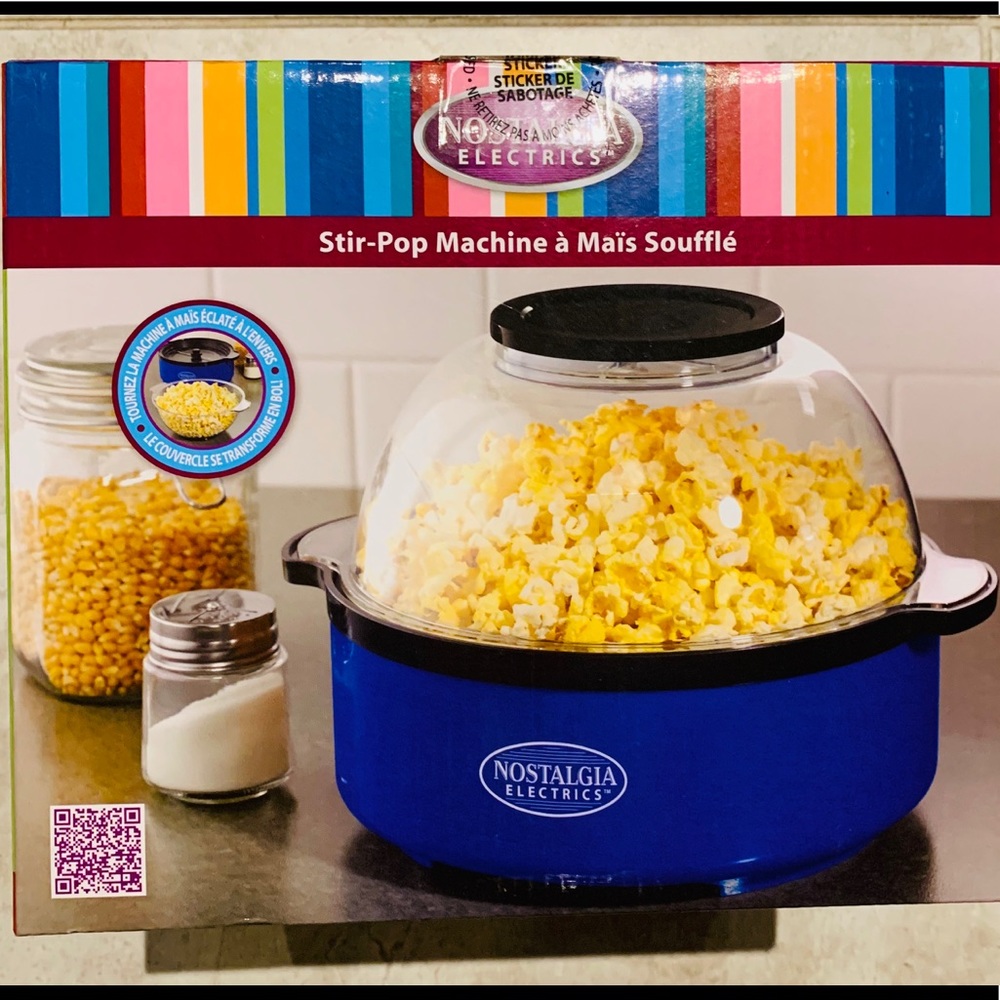 Nostalgia Stir-Pop Popcorn Maker